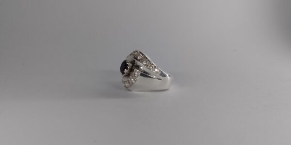 Zircon Stone Ring in Silver/Chandi - Image 4