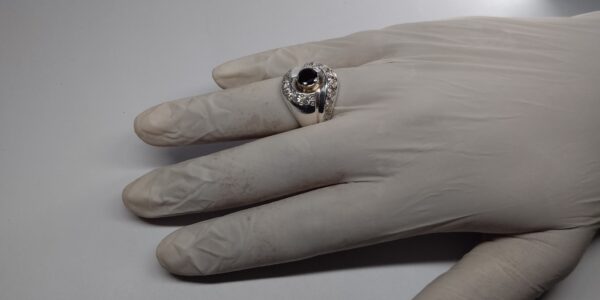Zircon Stone Ring in Silver/Chandi - Image 5