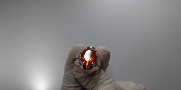 Zircon Gemstone Ring in Silver/Chandi - Image 3